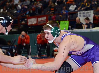 Thumbnail 2 in 2013 NYSPHSAA Boys Wrestling Championships (D2 Quarterfinals) photogallery.