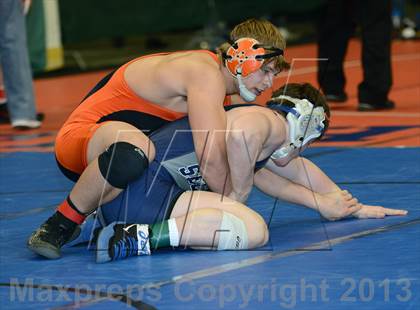 Thumbnail 1 in 2013 NYSPHSAA Boys Wrestling Championships (D2 Quarterfinals) photogallery.