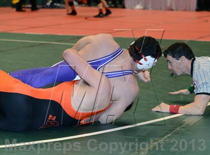 Thumbnail 1 in 2013 NYSPHSAA Boys Wrestling Championships (D2 Quarterfinals) photogallery.