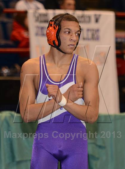 Thumbnail 2 in 2013 NYSPHSAA Boys Wrestling Championships (D2 Quarterfinals) photogallery.
