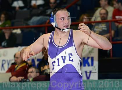 Thumbnail 2 in 2013 NYSPHSAA Boys Wrestling Championships (D2 Quarterfinals) photogallery.