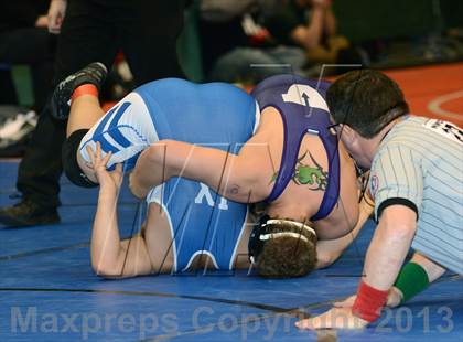 Thumbnail 2 in 2013 NYSPHSAA Boys Wrestling Championships (D2 Quarterfinals) photogallery.