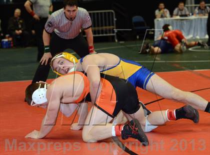 Thumbnail 2 in 2013 NYSPHSAA Boys Wrestling Championships (D2 Quarterfinals) photogallery.