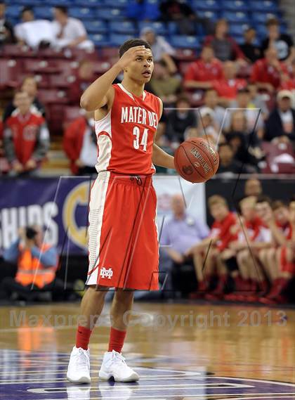 Thumbnail 2 in Mater Dei vs. Archbishop Mitty (CIF State Open Division Final) photogallery.