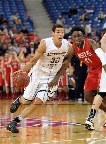 Thumbnail 2 in Mater Dei vs. Archbishop Mitty (CIF State Open Division Final) photogallery.
