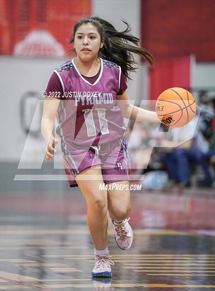 Thumbnail 2 in Eureka vs. Pyramid Lake (NIAA Class 1A State Girls Quarterfinal) photogallery.