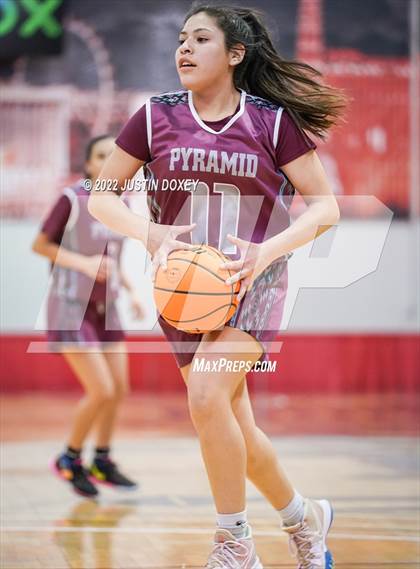 Thumbnail 3 in Eureka vs. Pyramid Lake (NIAA Class 1A State Girls Quarterfinal) photogallery.