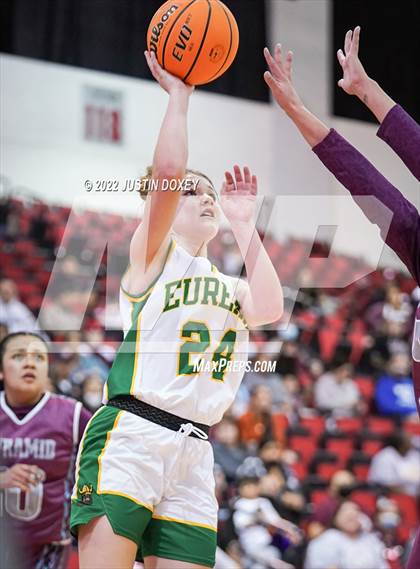 Thumbnail 2 in Eureka vs. Pyramid Lake (NIAA Class 1A State Girls Quarterfinal) photogallery.