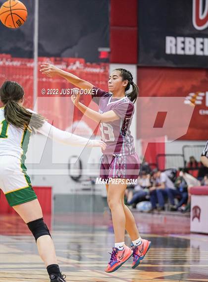 Thumbnail 2 in Eureka vs. Pyramid Lake (NIAA Class 1A State Girls Quarterfinal) photogallery.