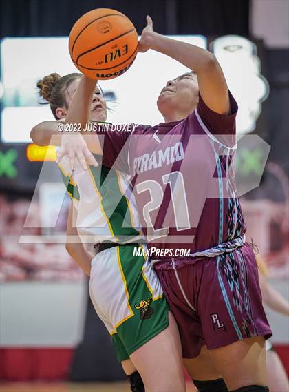 Thumbnail 1 in Eureka vs. Pyramid Lake (NIAA Class 1A State Girls Quarterfinal) photogallery.