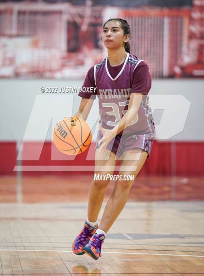 Thumbnail 3 in Eureka vs. Pyramid Lake (NIAA Class 1A State Girls Quarterfinal) photogallery.
