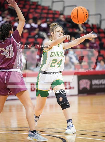 Thumbnail 1 in Eureka vs. Pyramid Lake (NIAA Class 1A State Girls Quarterfinal) photogallery.