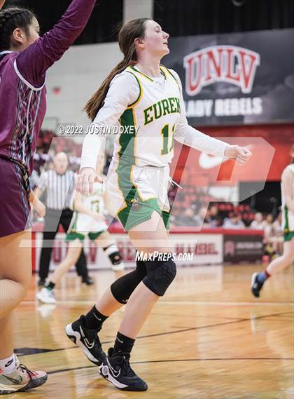 Thumbnail 3 in Eureka vs. Pyramid Lake (NIAA Class 1A State Girls Quarterfinal) photogallery.