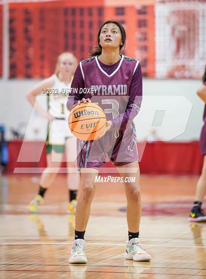 Thumbnail 1 in Eureka vs. Pyramid Lake (NIAA Class 1A State Girls Quarterfinal) photogallery.