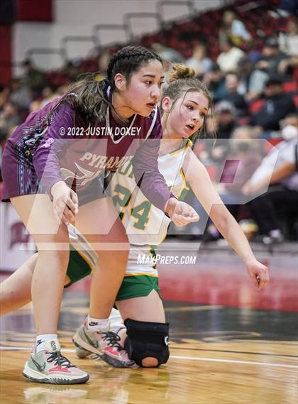 Thumbnail 3 in Eureka vs. Pyramid Lake (NIAA Class 1A State Girls Quarterfinal) photogallery.