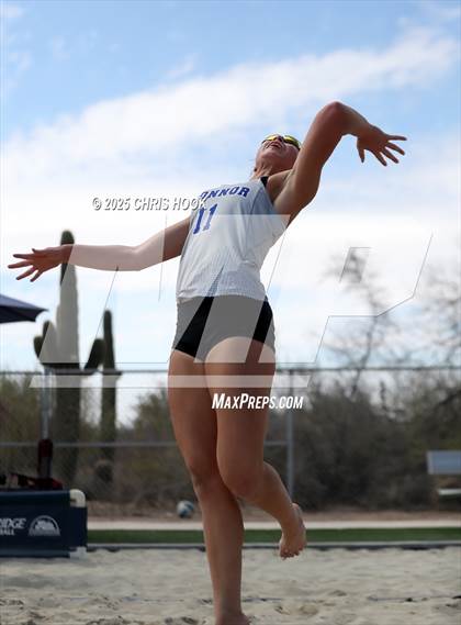 Thumbnail 1 in O'Connor vs Xavier College Prep (CatBox Classic Beach Invitational) photogallery.