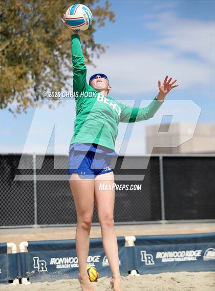 Thumbnail 2 in O'Connor vs Xavier College Prep (CatBox Classic Beach Invitational) photogallery.