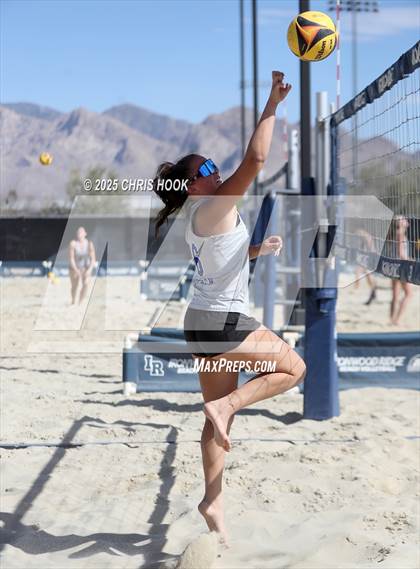 Thumbnail 1 in O'Connor vs Xavier College Prep (CatBox Classic Beach Invitational) photogallery.