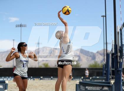 Thumbnail 3 in O'Connor vs Xavier College Prep (CatBox Classic Beach Invitational) photogallery.