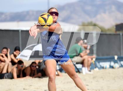 Thumbnail 3 in O'Connor vs Xavier College Prep (CatBox Classic Beach Invitational) photogallery.