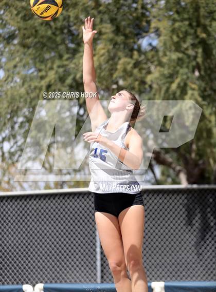 Thumbnail 2 in O'Connor vs Xavier College Prep (CatBox Classic Beach Invitational) photogallery.