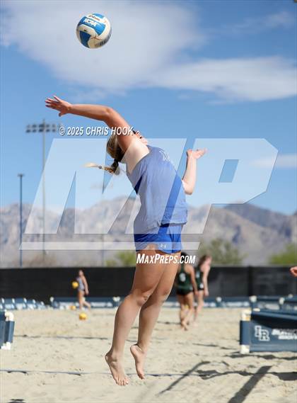 Thumbnail 3 in O'Connor vs Xavier College Prep (CatBox Classic Beach Invitational) photogallery.