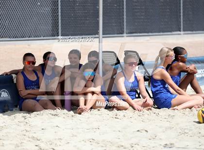 Thumbnail 3 in O'Connor vs Xavier College Prep (CatBox Classic Beach Invitational) photogallery.