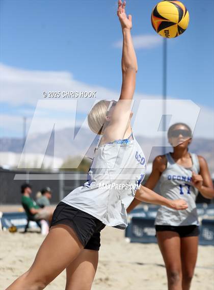 Thumbnail 1 in O'Connor vs Xavier College Prep (CatBox Classic Beach Invitational) photogallery.
