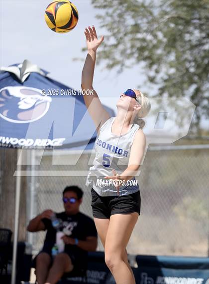 Thumbnail 3 in O'Connor vs Xavier College Prep (CatBox Classic Beach Invitational) photogallery.