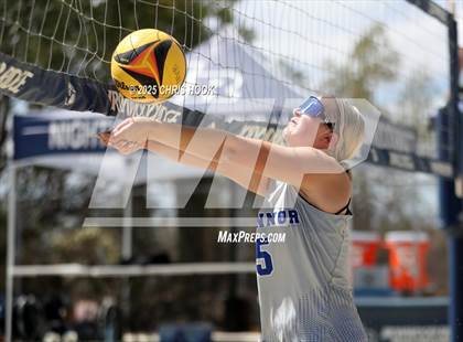 Thumbnail 3 in O'Connor vs Xavier College Prep (CatBox Classic Beach Invitational) photogallery.