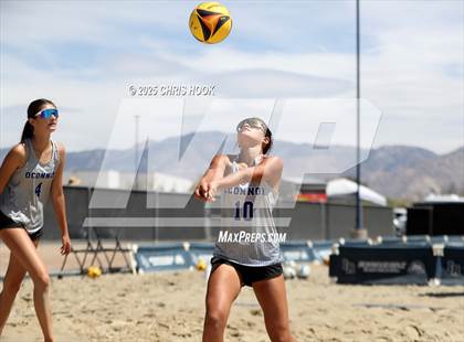 Thumbnail 2 in O'Connor vs Xavier College Prep (CatBox Classic Beach Invitational) photogallery.