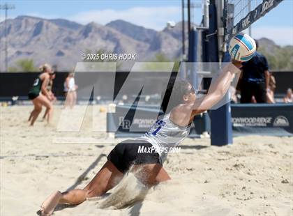 Thumbnail 2 in O'Connor vs Xavier College Prep (CatBox Classic Beach Invitational) photogallery.
