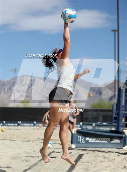 Thumbnail 1 in O'Connor vs Xavier College Prep (CatBox Classic Beach Invitational) photogallery.
