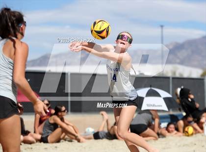 Thumbnail 3 in O'Connor vs Xavier College Prep (CatBox Classic Beach Invitational) photogallery.