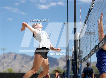 Thumbnail 2 in O'Connor vs Xavier College Prep (CatBox Classic Beach Invitational) photogallery.