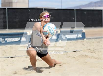Thumbnail 3 in O'Connor vs Xavier College Prep (CatBox Classic Beach Invitational) photogallery.
