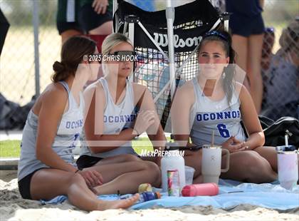 Thumbnail 3 in O'Connor vs Xavier College Prep (CatBox Classic Beach Invitational) photogallery.