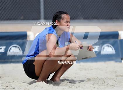 Thumbnail 3 in O'Connor vs Xavier College Prep (CatBox Classic Beach Invitational) photogallery.