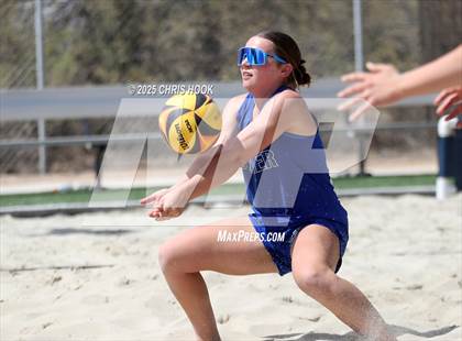 Thumbnail 2 in O'Connor vs Xavier College Prep (CatBox Classic Beach Invitational) photogallery.
