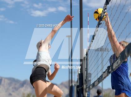 Thumbnail 3 in O'Connor vs Xavier College Prep (CatBox Classic Beach Invitational) photogallery.