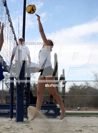 Thumbnail 1 in O'Connor vs Xavier College Prep (CatBox Classic Beach Invitational) photogallery.