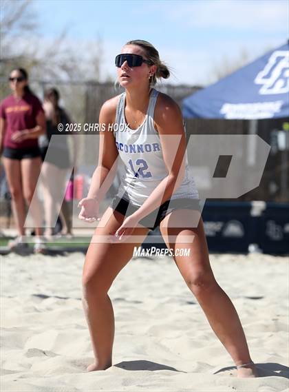 Thumbnail 1 in O'Connor vs Xavier College Prep (CatBox Classic Beach Invitational) photogallery.