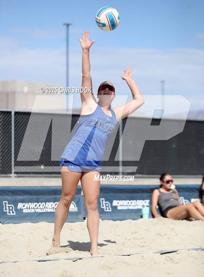 Thumbnail 3 in O'Connor vs Xavier College Prep (CatBox Classic Beach Invitational) photogallery.