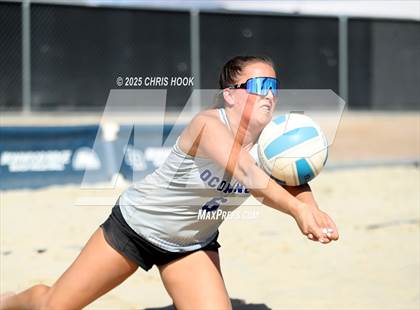 Thumbnail 3 in O'Connor vs Xavier College Prep (CatBox Classic Beach Invitational) photogallery.