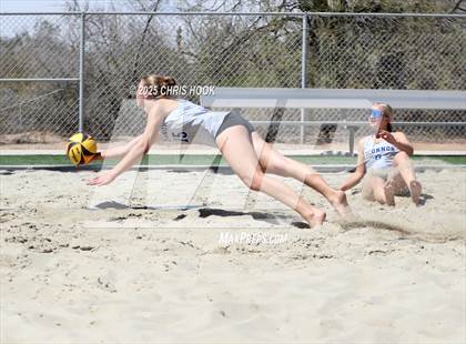 Thumbnail 1 in O'Connor vs Xavier College Prep (CatBox Classic Beach Invitational) photogallery.