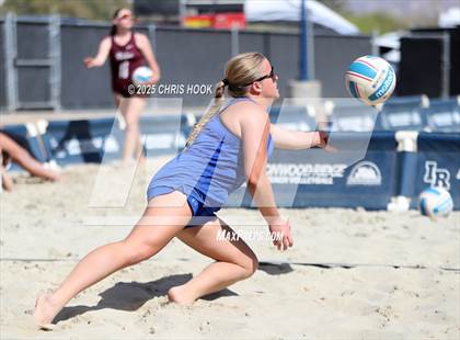 Thumbnail 3 in O'Connor vs Xavier College Prep (CatBox Classic Beach Invitational) photogallery.