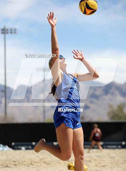Thumbnail 1 in O'Connor vs Xavier College Prep (CatBox Classic Beach Invitational) photogallery.
