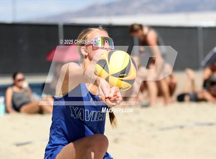 Thumbnail 3 in O'Connor vs Xavier College Prep (CatBox Classic Beach Invitational) photogallery.