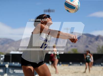 Thumbnail 3 in O'Connor vs Xavier College Prep (CatBox Classic Beach Invitational) photogallery.