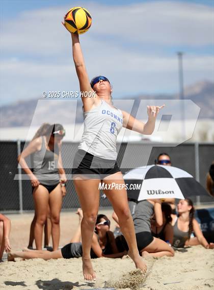 Thumbnail 1 in O'Connor vs Xavier College Prep (CatBox Classic Beach Invitational) photogallery.